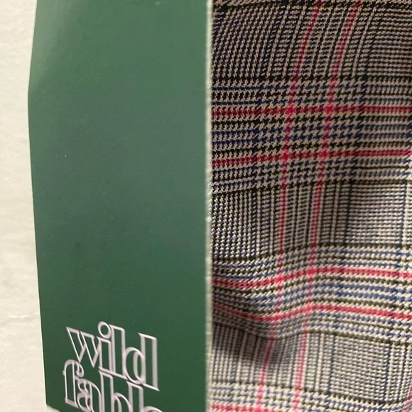 Wild Fable Fitted Bustier Camisole Red Gray - Picture 4 of 4